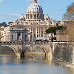 公寓 Dimora Del Borgo, Terrace View In Vatican *